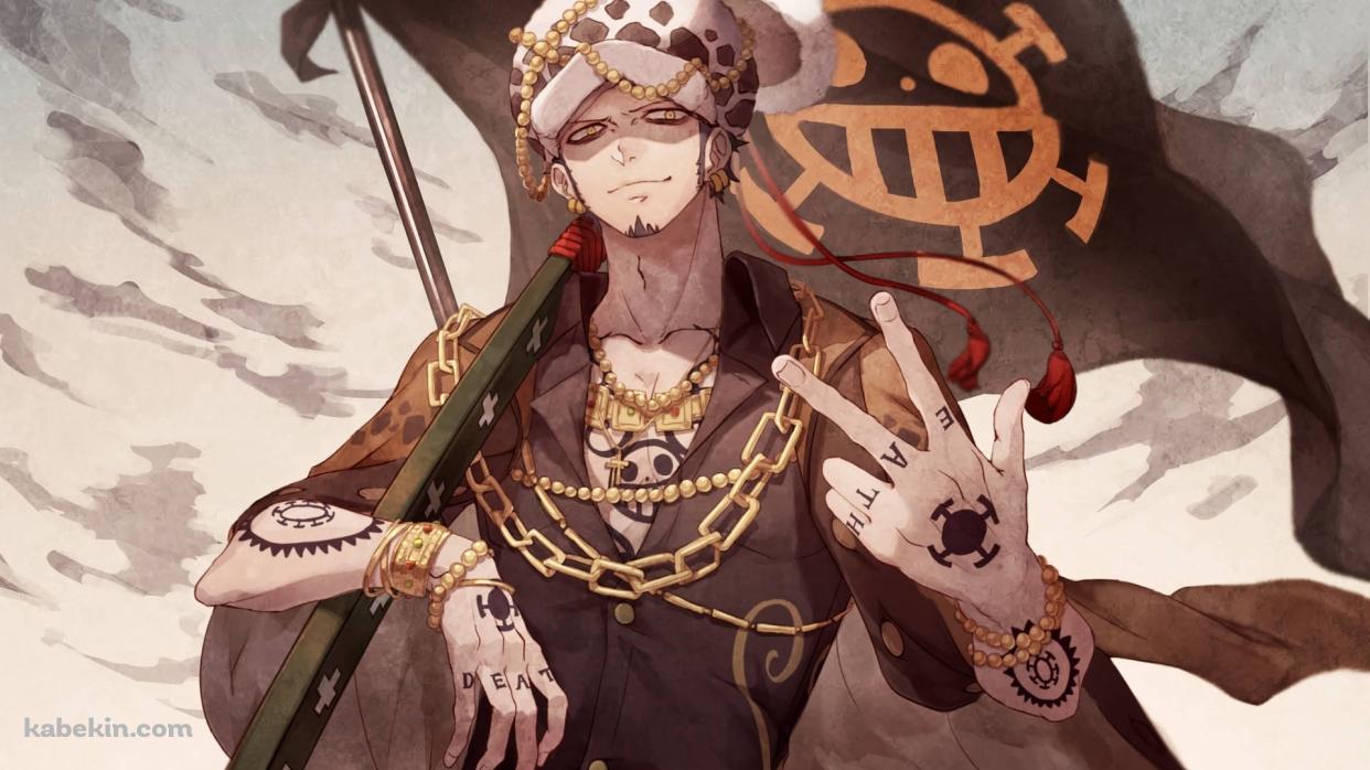 かっこいいトラファルガー・ロー / オペオペの実 / TRAFALGAR LAW / ONE PIECE / ワンピースの壁紙(1242px x 698px) 高画質 PC・デスクトップ用