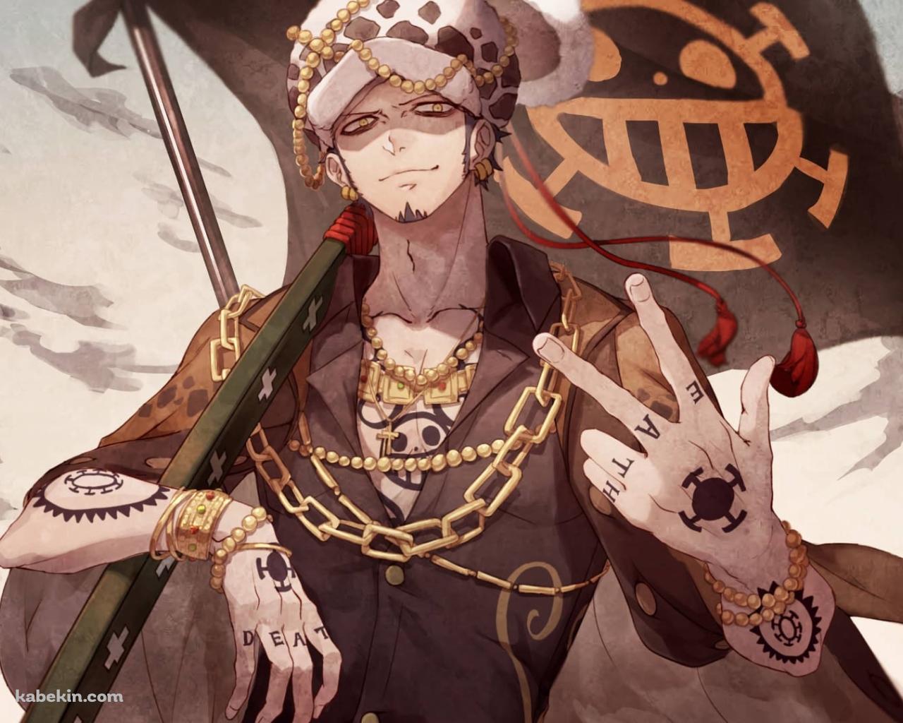 かっこいいトラファルガー・ロー / オペオペの実 / TRAFALGAR LAW / ONE PIECE / ワンピースの壁紙(1280px x 1024px) 高画質 PC・デスクトップ用