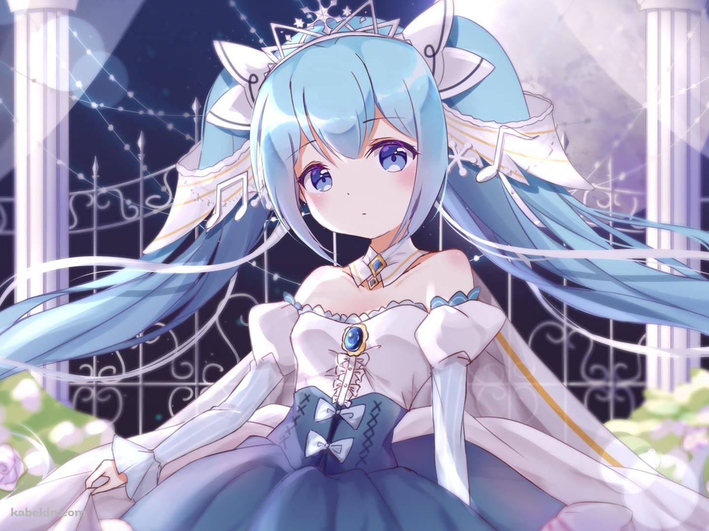 着飾ったかわいい初音ミク / ボカロ / ボーカロイドの壁紙(1440px x 1080px) 高画質 PC・デスクトップ用