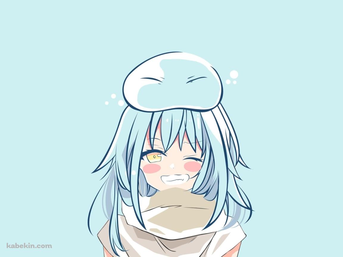 ウィンクするリムル=テンペスト / 転生したらスライムだった件 / 転スラの壁紙(1152px x 864px) 高画質 PC・デスクトップ用