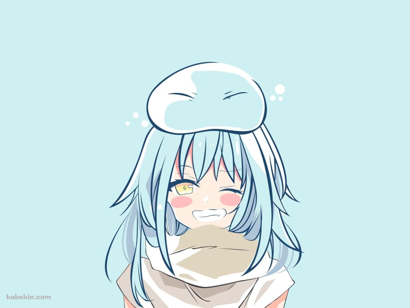 ウィンクするリムル=テンペスト / 転生したらスライムだった件 / 転スラの壁紙(1400px x 1050px) 高画質 PC・デスクトップ用