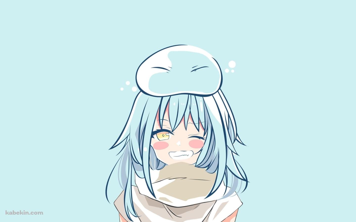 ウィンクするリムル=テンペスト / 転生したらスライムだった件 / 転スラの壁紙(1440px x 900px) 高画質 PC・デスクトップ用