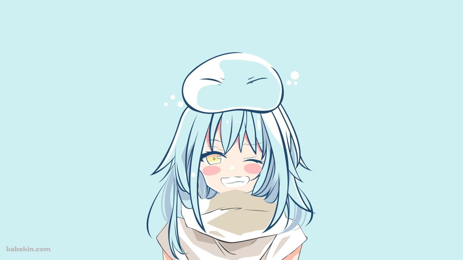 ウィンクするリムル=テンペスト / 転生したらスライムだった件 / 転スラの壁紙(1600px x 900px) 高画質 PC・デスクトップ用