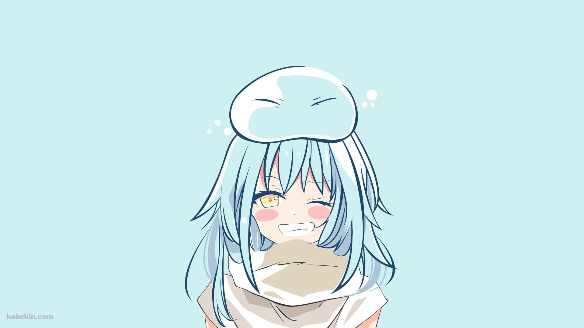 ウィンクするリムル=テンペスト / 転生したらスライムだった件 / 転スラの壁紙(1920px x 1080px) 高画質 PC・デスクトップ用