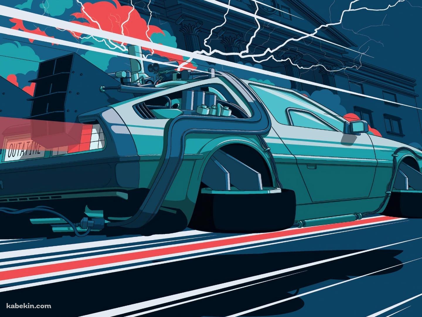 Back To The Future / バック・トゥ・ザ・フューチャー / 空飛ぶデロリアン / DMC-12の壁紙(1440px x 1080px) 高画質 PC・デスクトップ用
