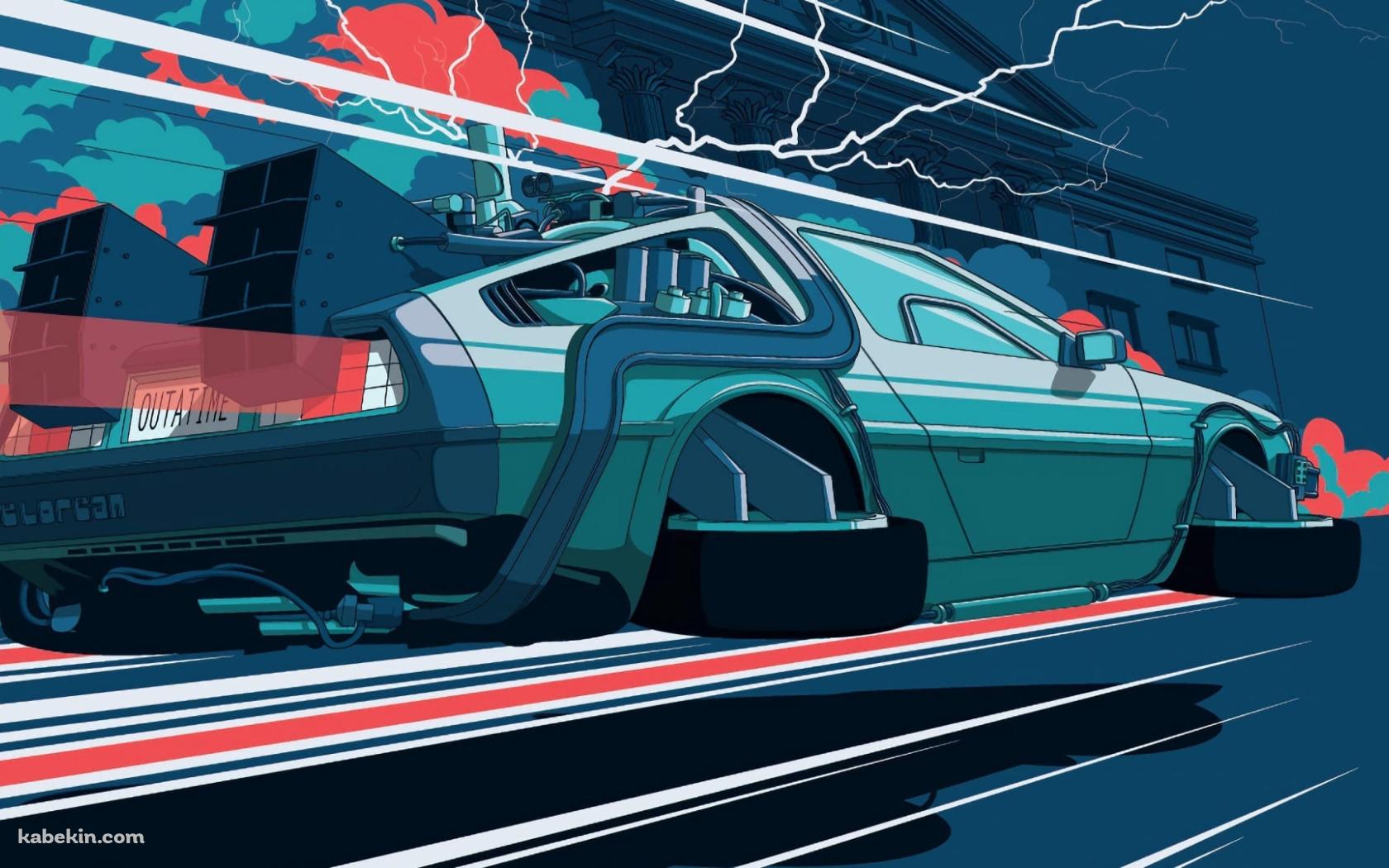 Back To The Future / バック・トゥ・ザ・フューチャー / 空飛ぶデロリアン / DMC-12の壁紙(1680px x 1050px) 高画質 PC・デスクトップ用