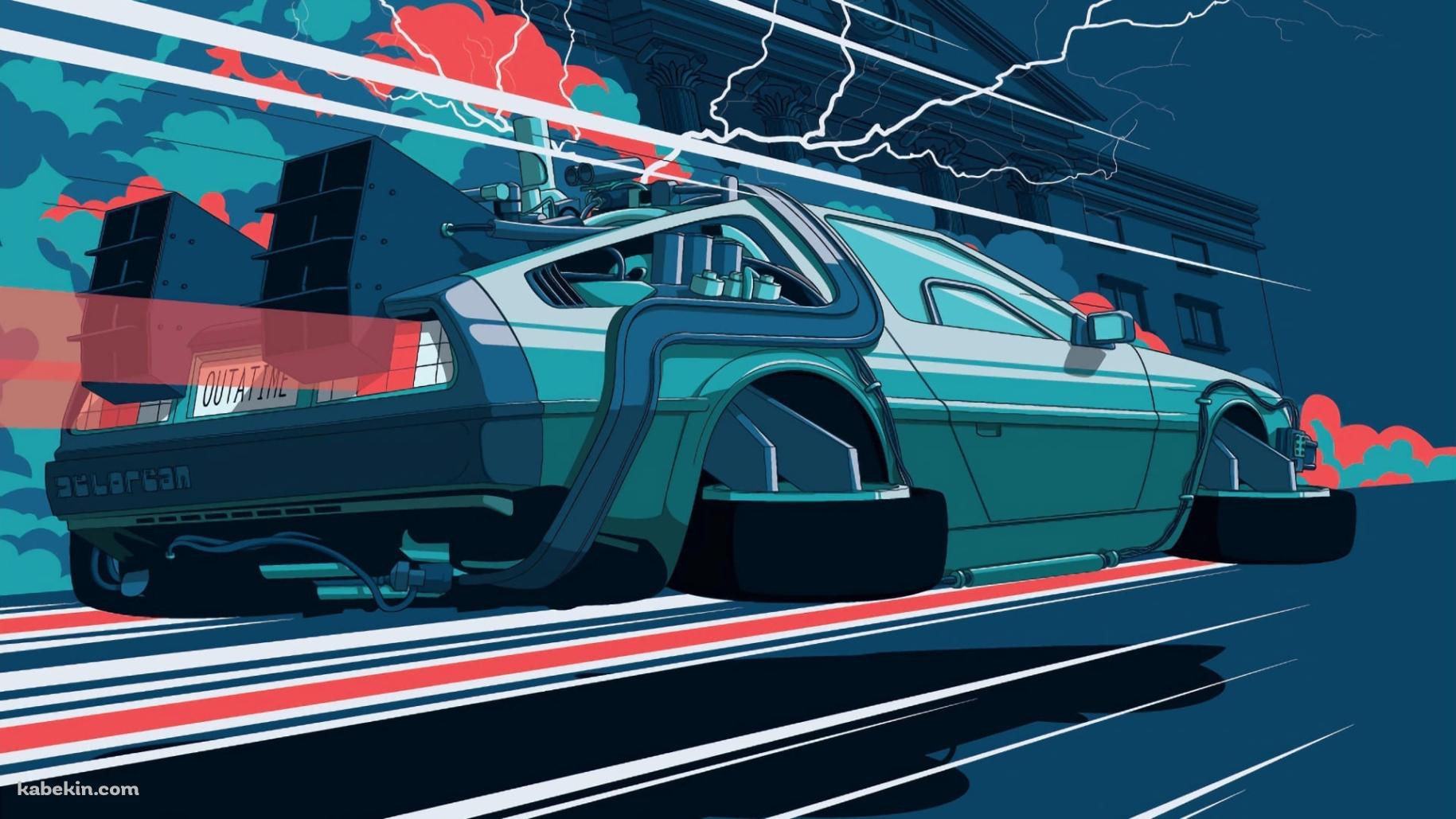 Back To The Future / バック・トゥ・ザ・フューチャー / 空飛ぶデロリアン / DMC-12の壁紙(1829px x 1029px) 高画質 PC・デスクトップ用