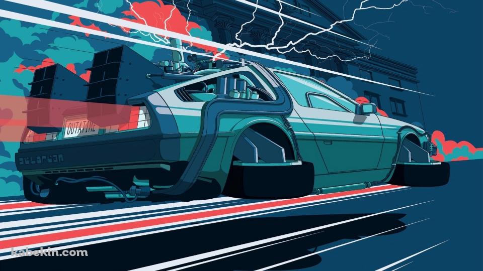 Back To The Future / バック・トゥ・ザ・フューチャー / 空飛ぶデロリアン / DMC-12の壁紙(960px x 540px) 高画質 PC・デスクトップ用