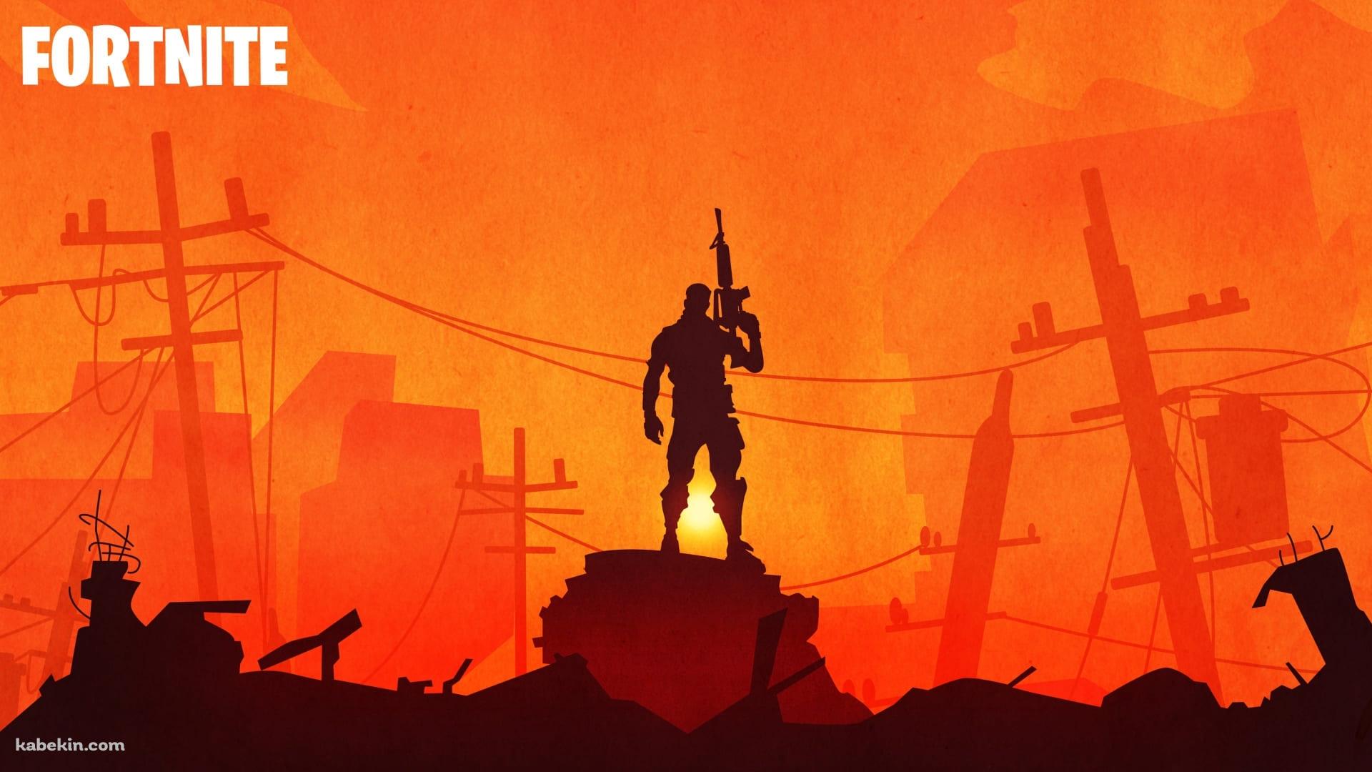 フォートナイト / Fortnite / オレンジの壁紙(1920px x 1080px) 高画質 PC・デスクトップ用