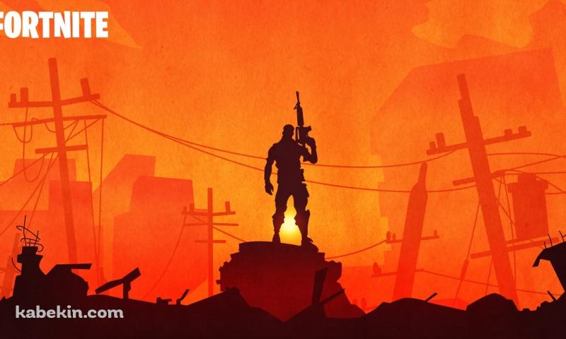 フォートナイト / Fortnite / オレンジの壁紙(800px x 480px) 高画質 PC・デスクトップ用