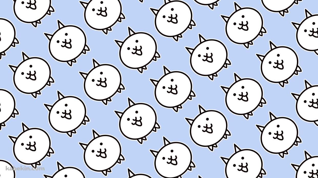 にゃんこ大戦争 青の壁紙(1242px x 698px) 高画質 PC・デスクトップ用
