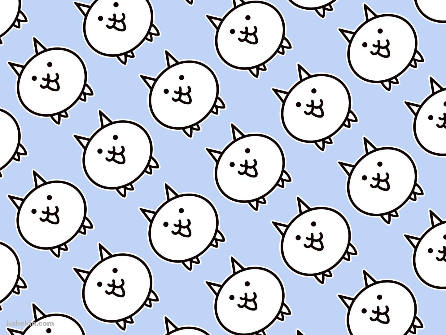 にゃんこ大戦争 青の壁紙(1440px x 1080px) 高画質 PC・デスクトップ用