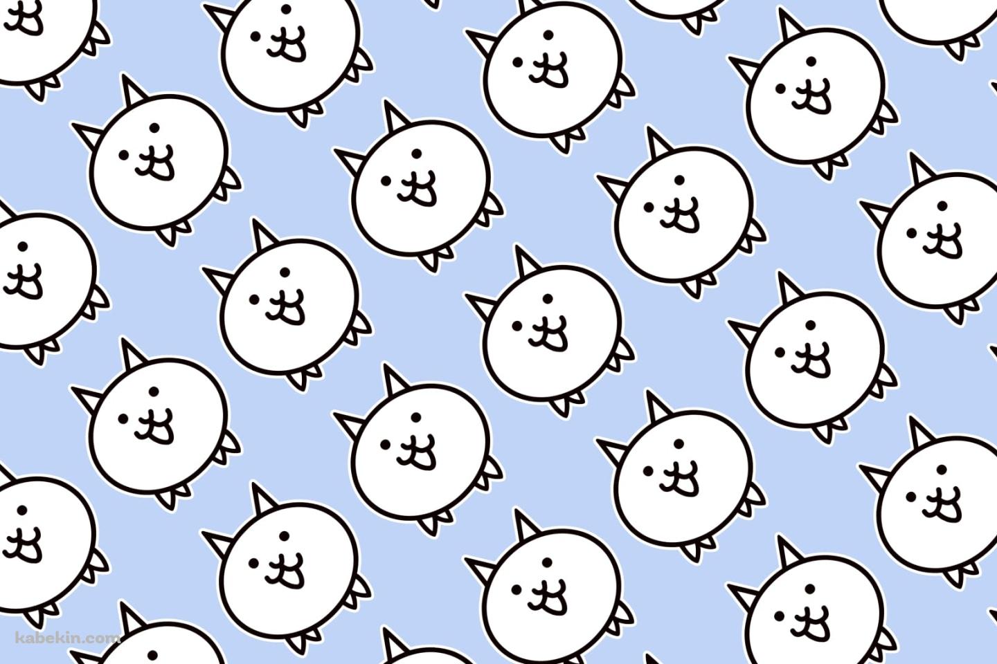 にゃんこ大戦争 青の壁紙(1440px x 960px) 高画質 PC・デスクトップ用