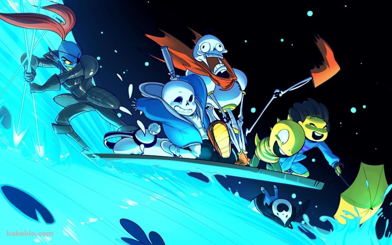 サンズ / アンダイン / パピルス / フリスク / UNDERTALE / アンダーテールの壁紙(1280px x 800px) 高画質 PC・デスクトップ用