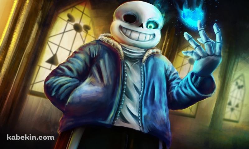 かっこいいサンズ / UNDERTALE / アンダーテールの壁紙(800px x 480px) 高画質 PC・デスクトップ用