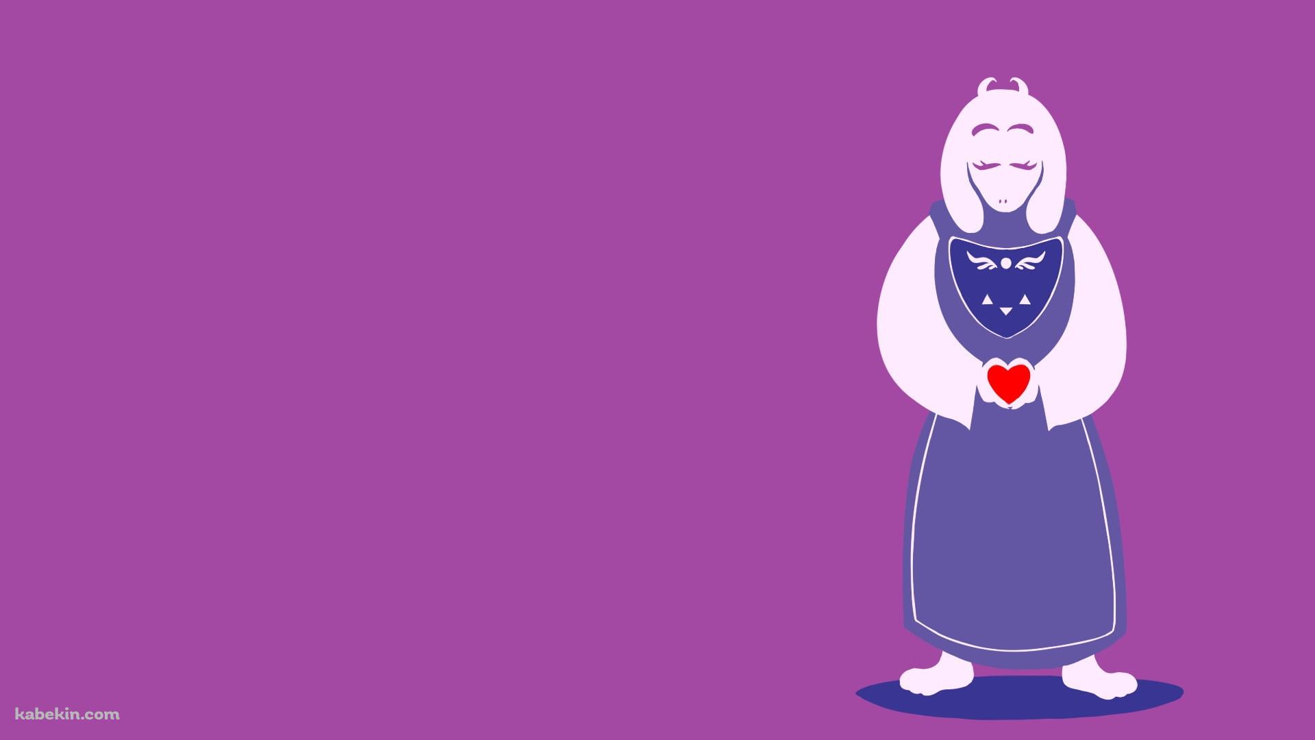 トリエル / ベクター / UNDERTALE / アンダーテールの壁紙(1920px x 1080px) 高画質 PC・デスクトップ用