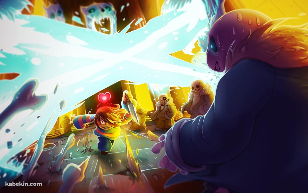 バトル / UNDERTALE / アンダーテールの壁紙(1280px x 800px) 高画質 PC・デスクトップ用
