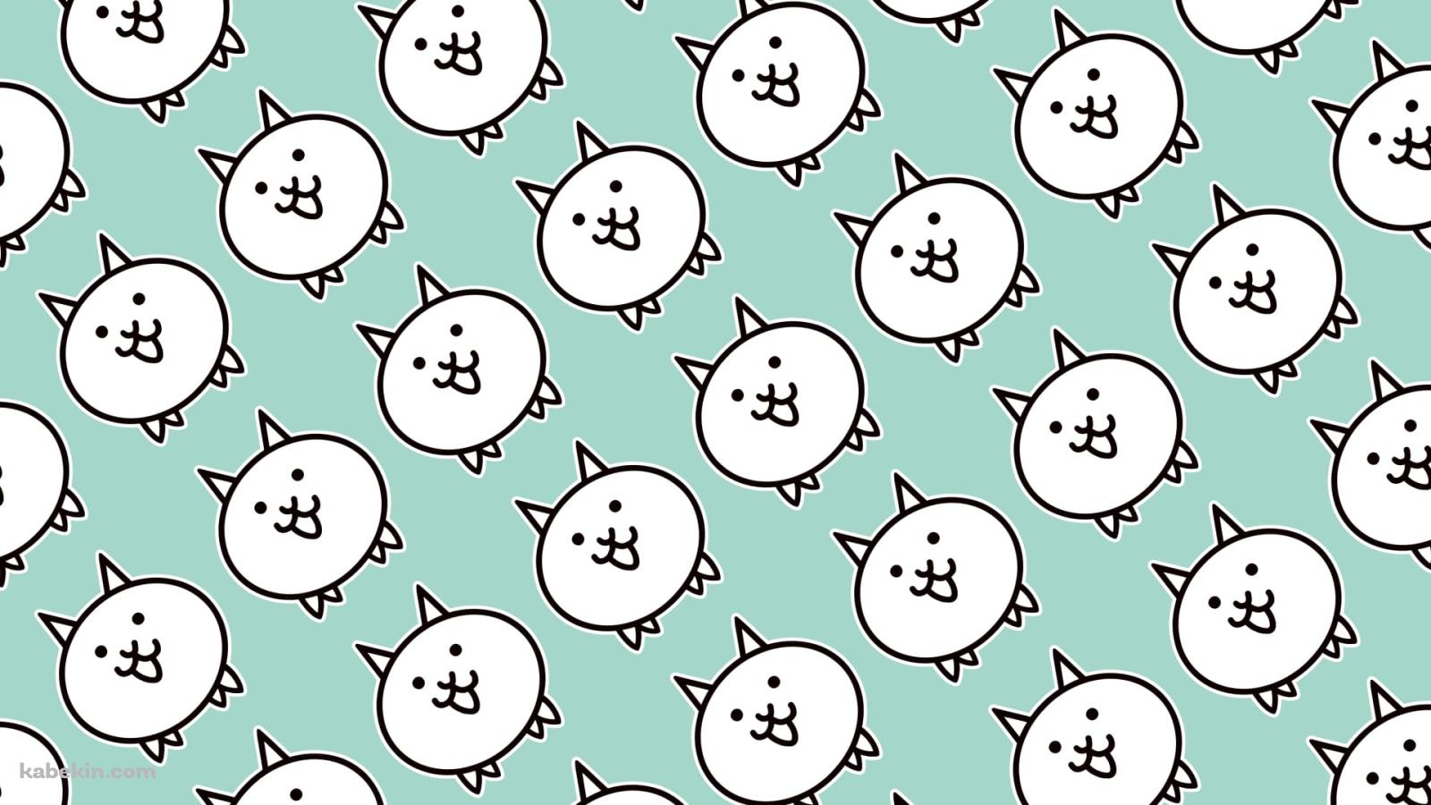 にゃんこ大戦争 緑の壁紙(1600px x 900px) 高画質 PC・デスクトップ用