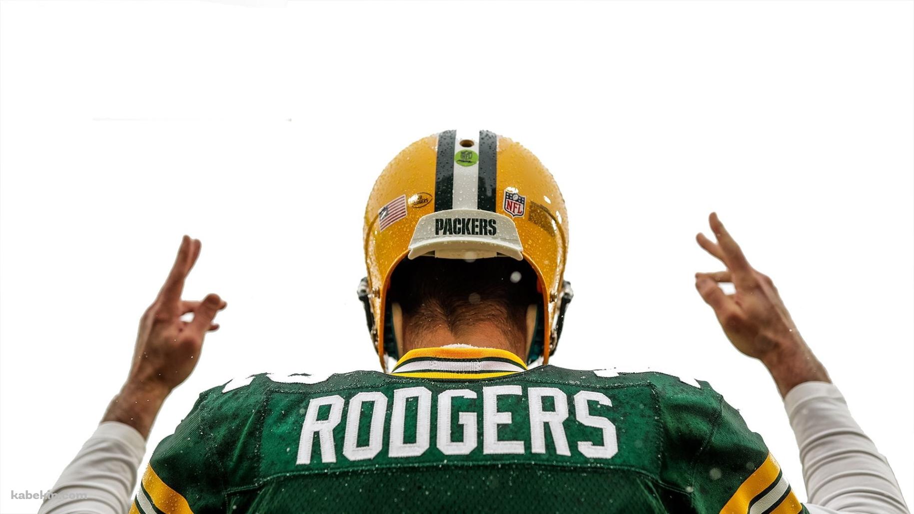 グリーンベイ・パッカーズ / アーロン・ロジャース / Green Bay Packers / Aaron Rodgers / NFLの壁紙(1829px x 1029px) 高画質 PC・デスクトップ用