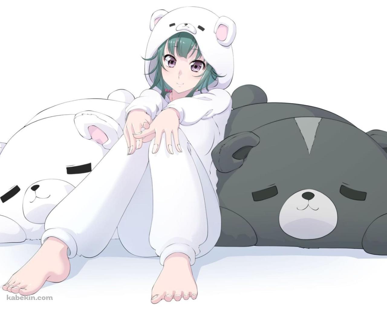 くまクマ熊ベアー / ファンアートの壁紙(1280px x 1024px) 高画質 PC・デスクトップ用