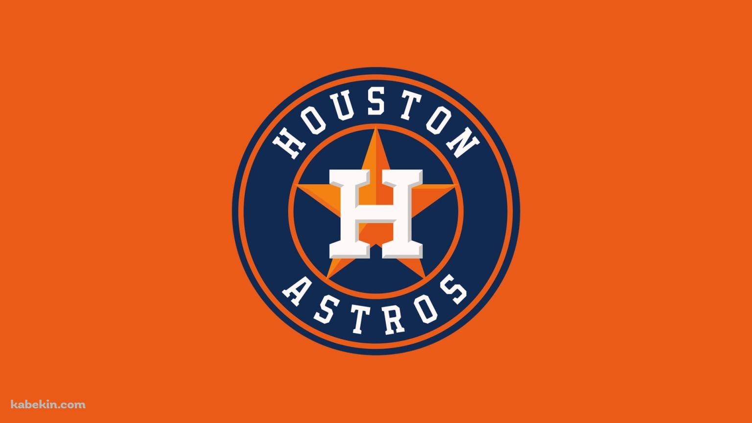 ヒューストン・アストロズ / Houston Astros / MLB / ロゴの壁紙(1536px x 864px) 高画質 PC・デスクトップ用