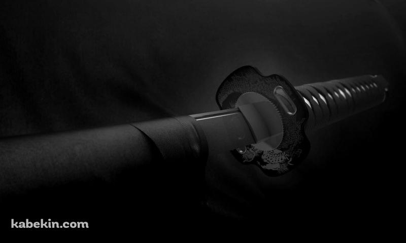 日本刀 / 黒い刀の壁紙(800px x 480px) 高画質 PC・デスクトップ用