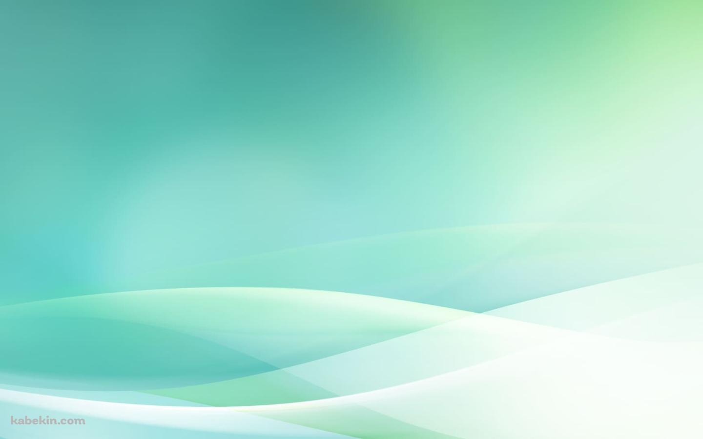 綺麗な緑 / グラデーション / 光沢 / 背景の壁紙(1440px x 900px) 高画質 PC・デスクトップ用