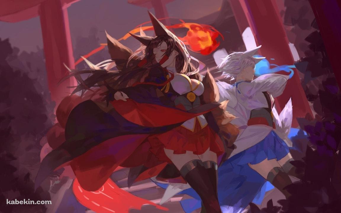 かっこいい赤城と加賀 / アズールレーンの壁紙(1152px x 720px) 高画質 PC・デスクトップ用