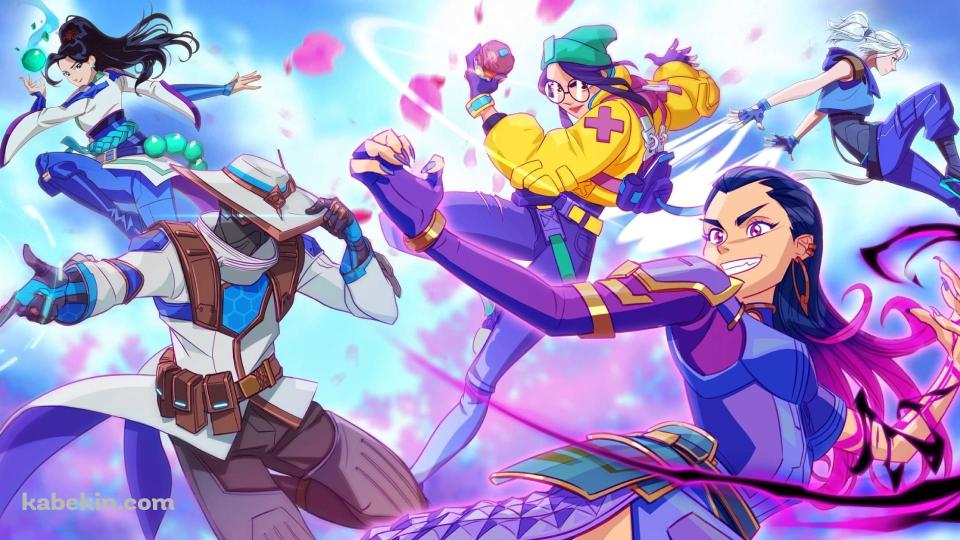 ポップなヴァロラントのイラスト / POP VALORANT ILLUSTの壁紙(960px x 540px) 高画質 PC・デスクトップ用