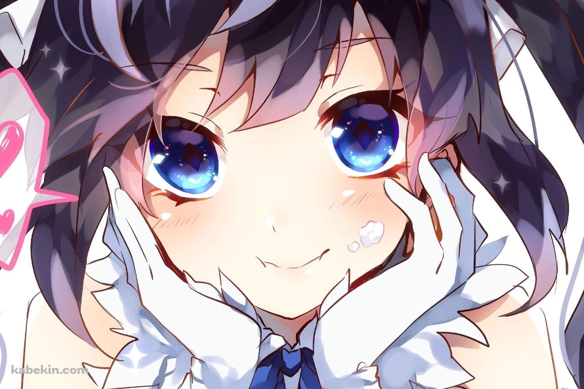 かわいいヘスティア / ダンジョンに出会いを求めるのは間違っているだろうか / ダンまちの壁紙(1152px x 768px) 高画質 PC・デスクトップ用
