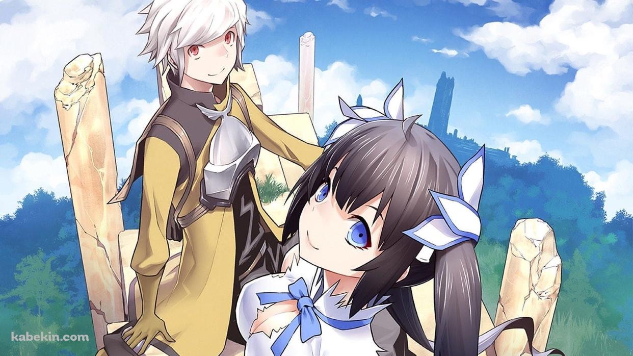 ヘスティア / ベル・クラネル / ダンジョンに出会いを求めるのは間違っているだろうか / ダンまち / ファンアートの壁紙(1242px x 698px) 高画質 PC・デスクトップ用