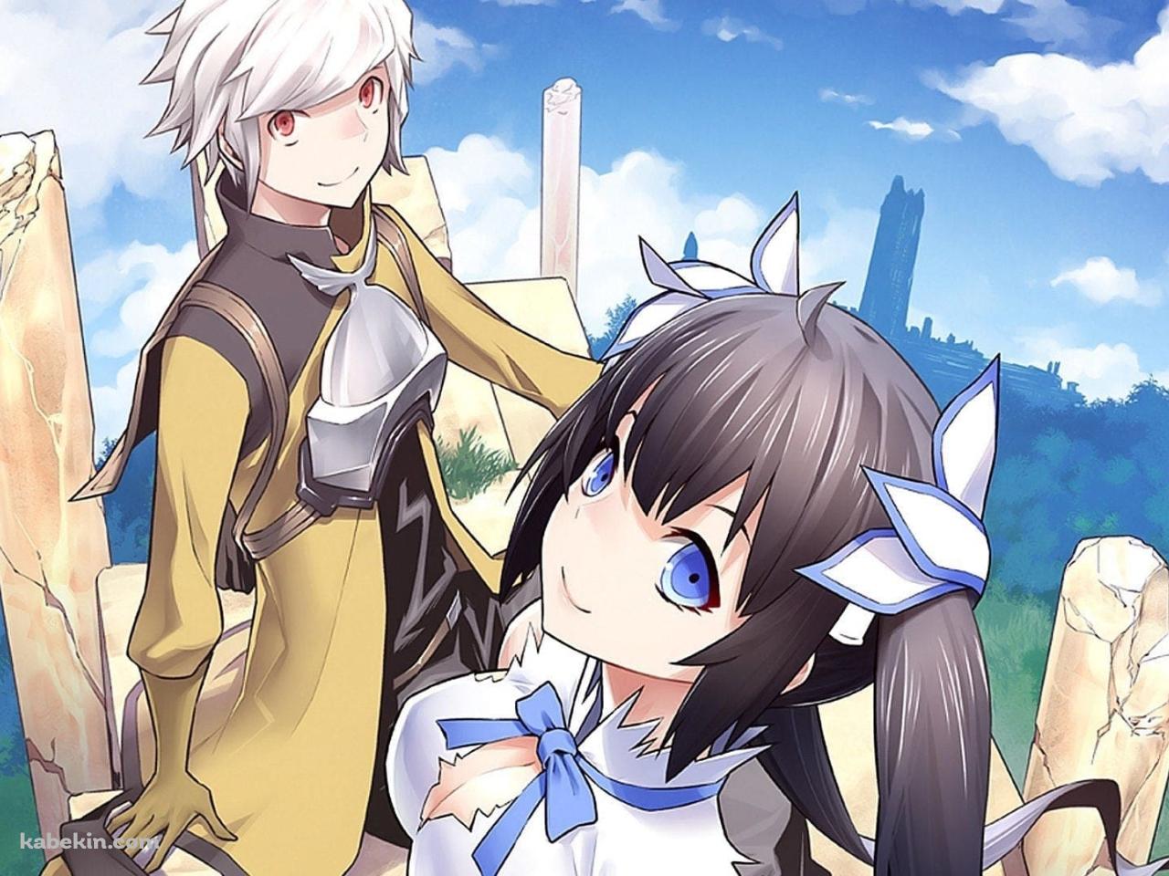 ヘスティア / ベル・クラネル / ダンジョンに出会いを求めるのは間違っているだろうか / ダンまち / ファンアートの壁紙(1280px x 960px) 高画質 PC・デスクトップ用