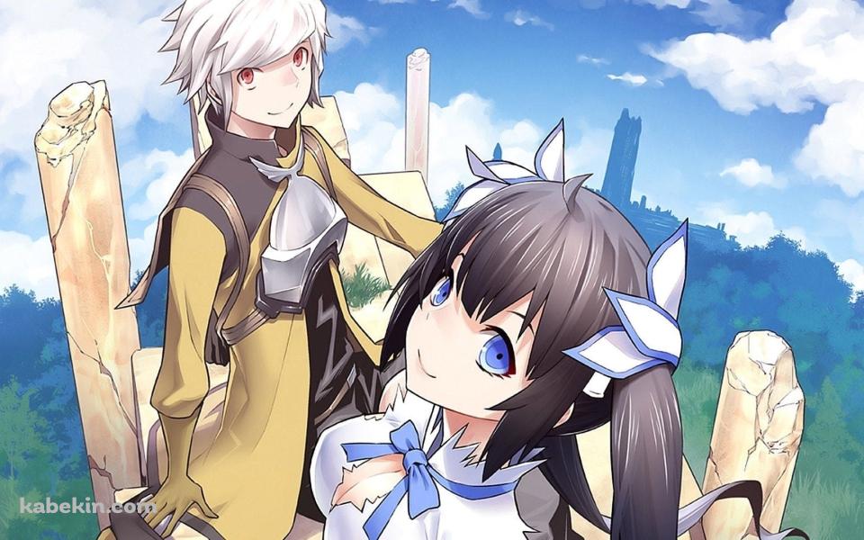 ヘスティア / ベル・クラネル / ダンジョンに出会いを求めるのは間違っているだろうか / ダンまち / ファンアートの壁紙(960px x 600px) 高画質 PC・デスクトップ用