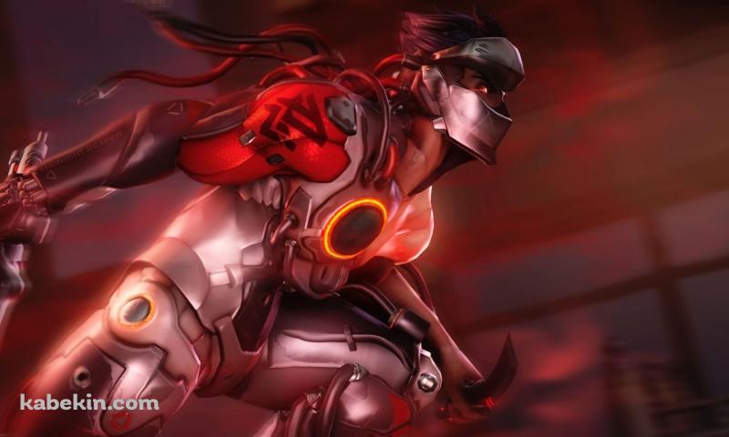 疾走するゲンジ / オーバーウォッチ / Overwatchの壁紙(800px x 480px) 高画質 PC・デスクトップ用