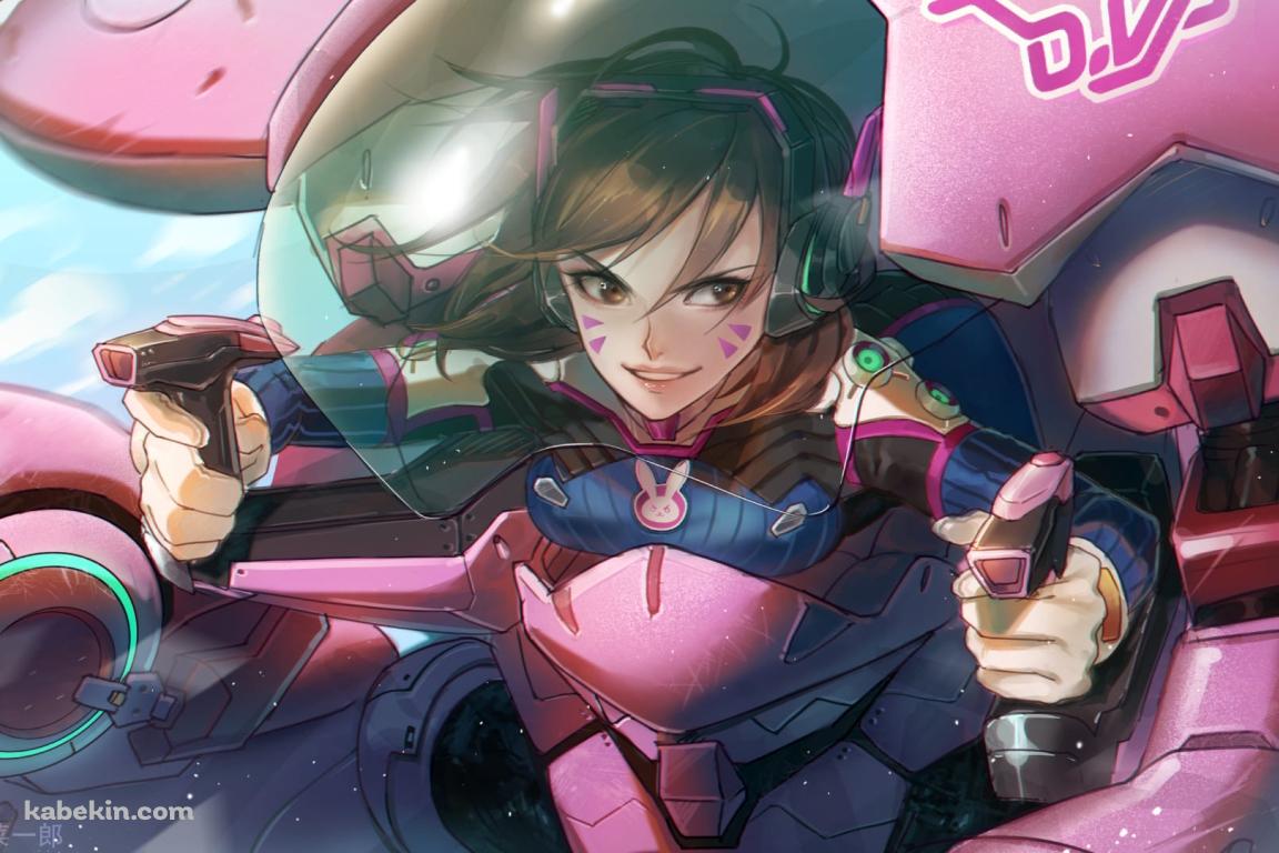 かわいいD.Va / オーバーウォッチ / Overwatchの壁紙(1152px x 768px) 高画質 PC・デスクトップ用