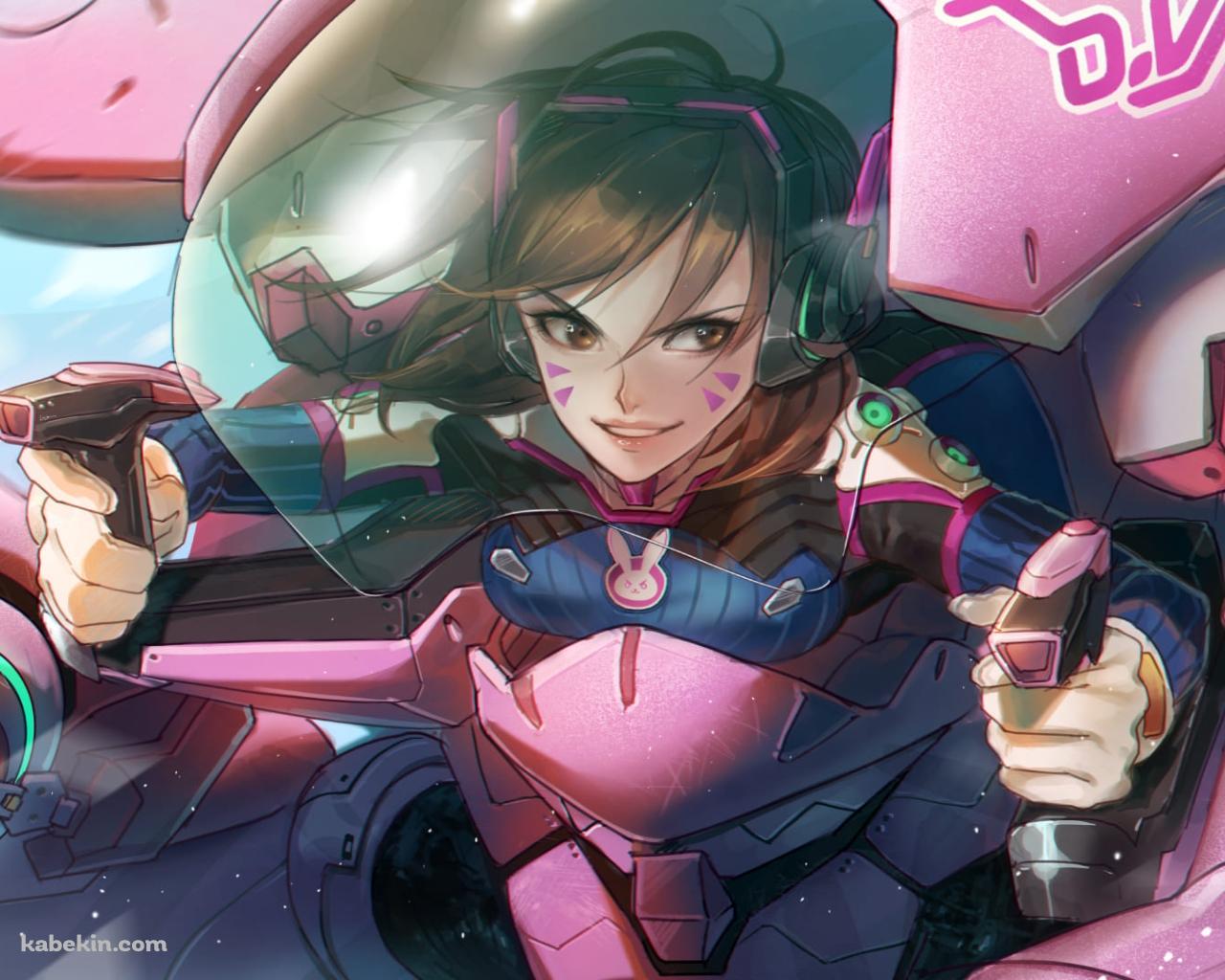 かわいいD.Va / オーバーウォッチ / Overwatchの壁紙(1280px x 1024px) 高画質 PC・デスクトップ用