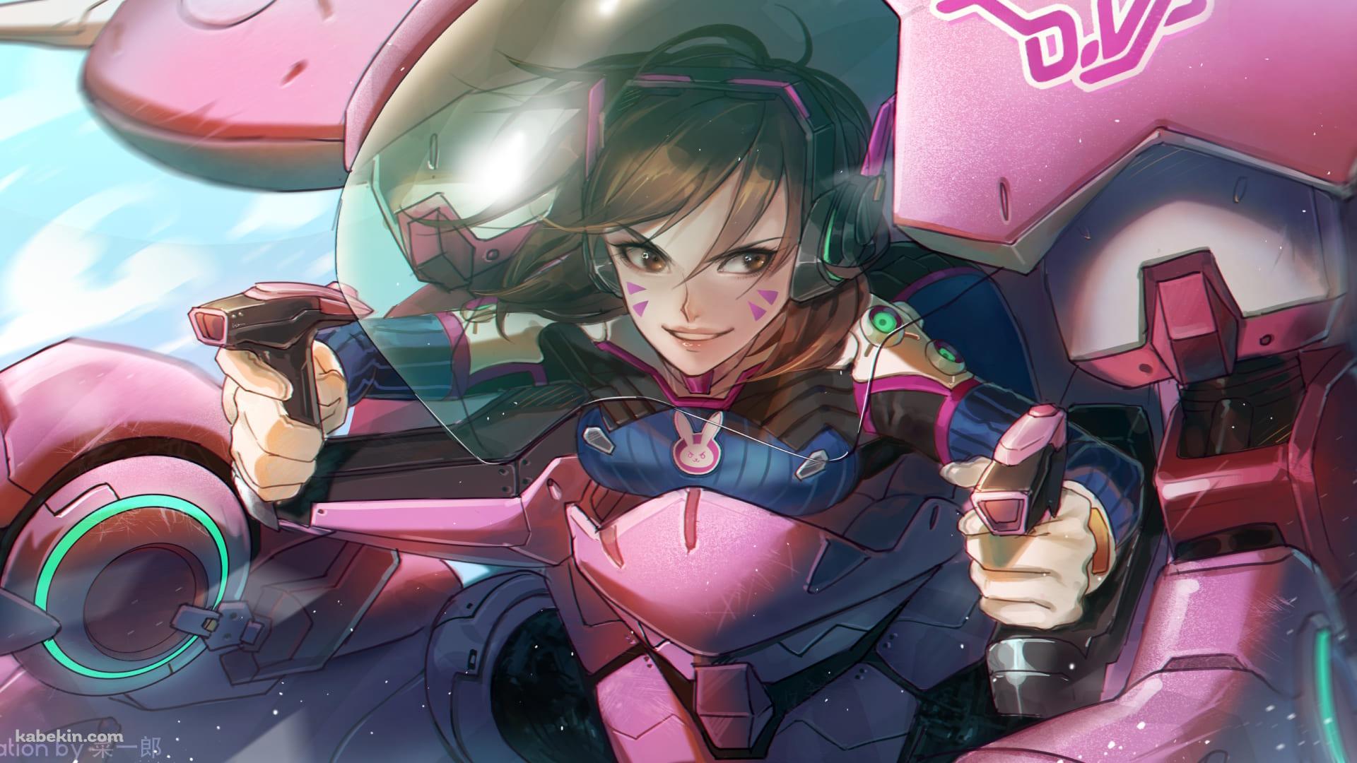 かわいいD.Va / オーバーウォッチ / Overwatchの壁紙(1920px x 1080px) 高画質 PC・デスクトップ用