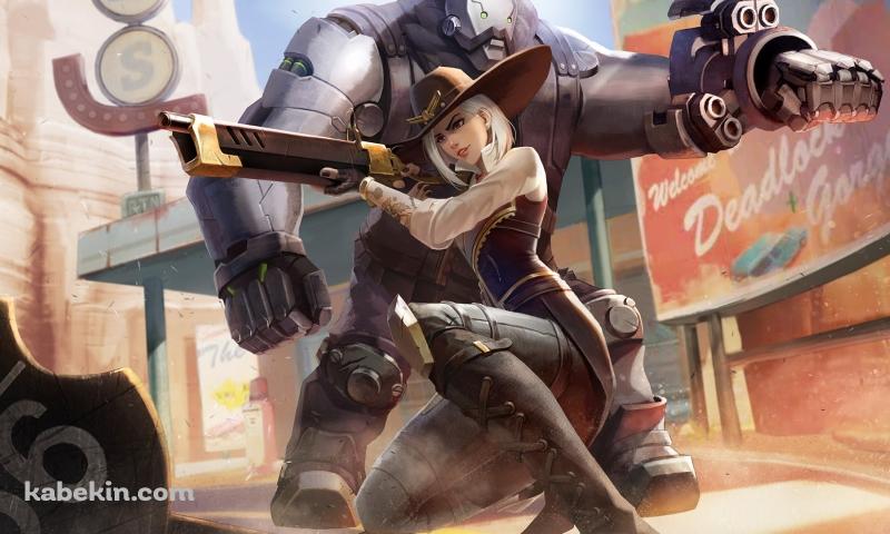 かっこいいアッシュ / Ashe / オーバーウォッチ / Overwatchの壁紙(800px x 480px) 高画質 PC・デスクトップ用