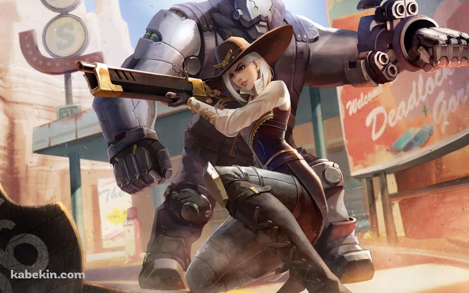 かっこいいアッシュ / Ashe / オーバーウォッチ / Overwatchの壁紙(960px x 600px) 高画質 PC・デスクトップ用