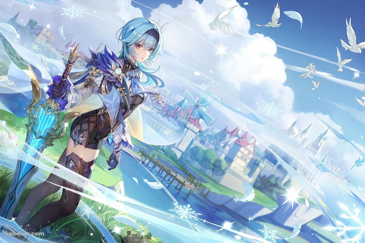 かわいいエウルア / Eula / 原神 / Genshinの壁紙(1440px x 960px) 高画質 PC・デスクトップ用