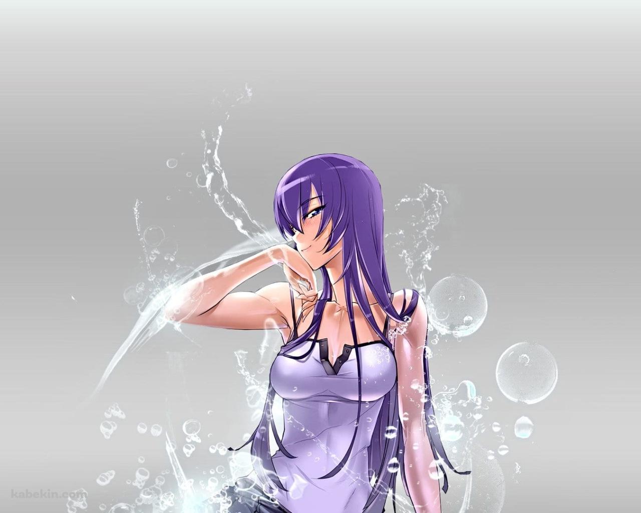 毒島冴子(ぶすじまさえこ) / 学園黙示録 HIGHSCHOOL OF THE DEAD / ファンアートの壁紙(1280px x 1024px) 高画質 PC・デスクトップ用