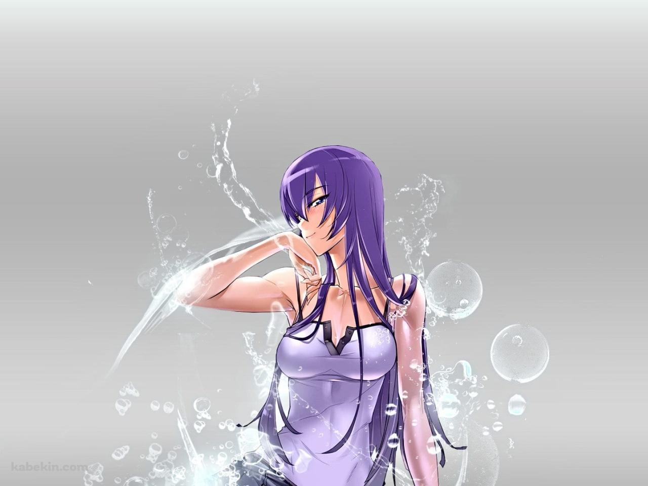 毒島冴子(ぶすじまさえこ) / 学園黙示録 HIGHSCHOOL OF THE DEAD / ファンアートの壁紙(1280px x 960px) 高画質 PC・デスクトップ用