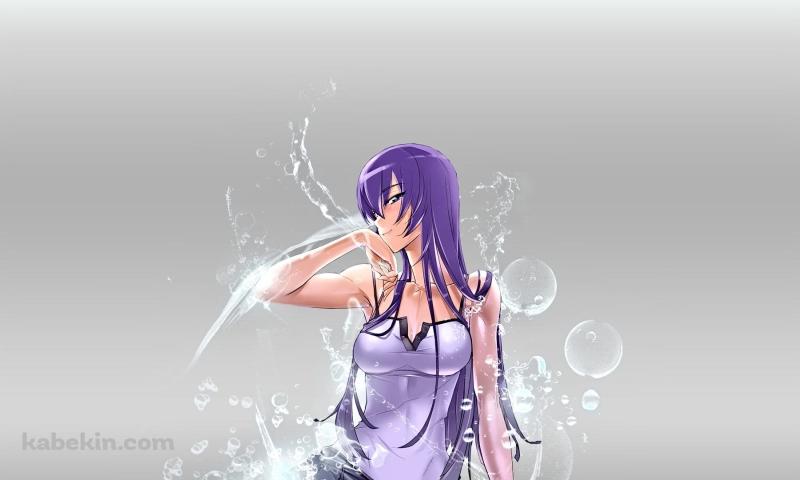 毒島冴子(ぶすじまさえこ) / 学園黙示録 HIGHSCHOOL OF THE DEAD / ファンアートの壁紙(800px x 480px) 高画質 PC・デスクトップ用