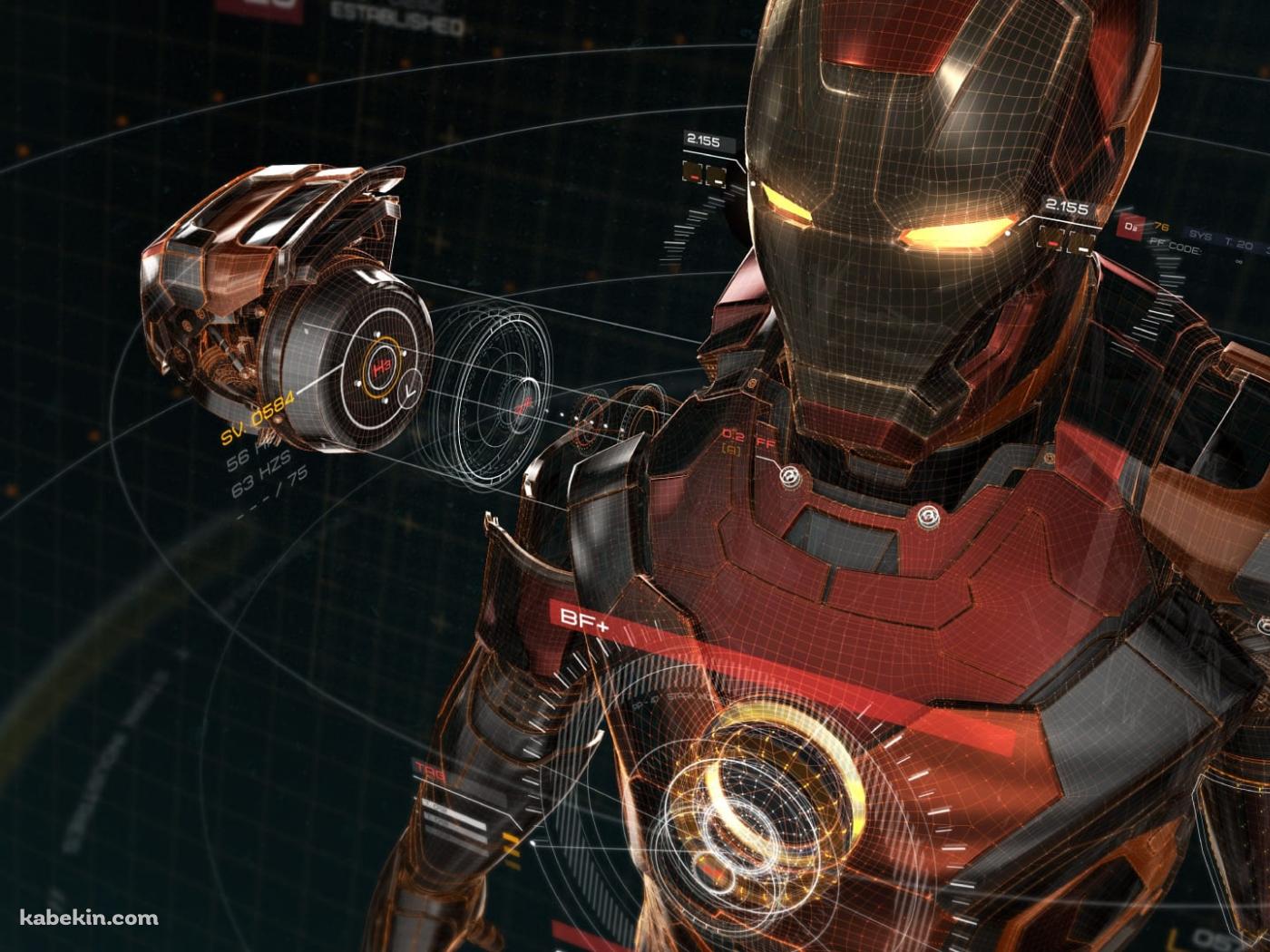 めちゃくちゃかっこいいアイアンマン / Super Cool Iron Manの壁紙(1400px x 1050px) 高画質 PC・デスクトップ用
