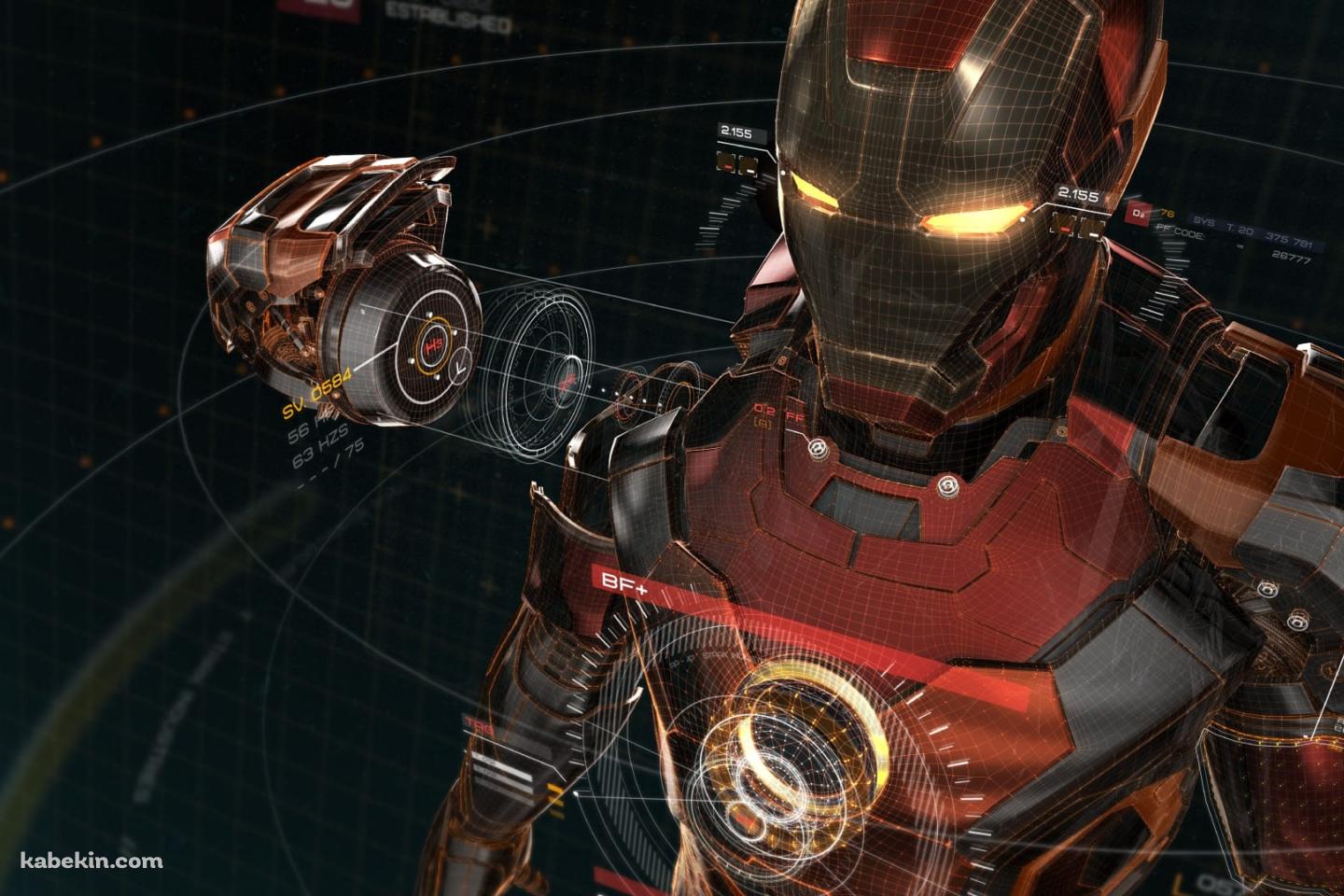 めちゃくちゃかっこいいアイアンマン / Super Cool Iron Manの壁紙(1440px x 960px) 高画質 PC・デスクトップ用