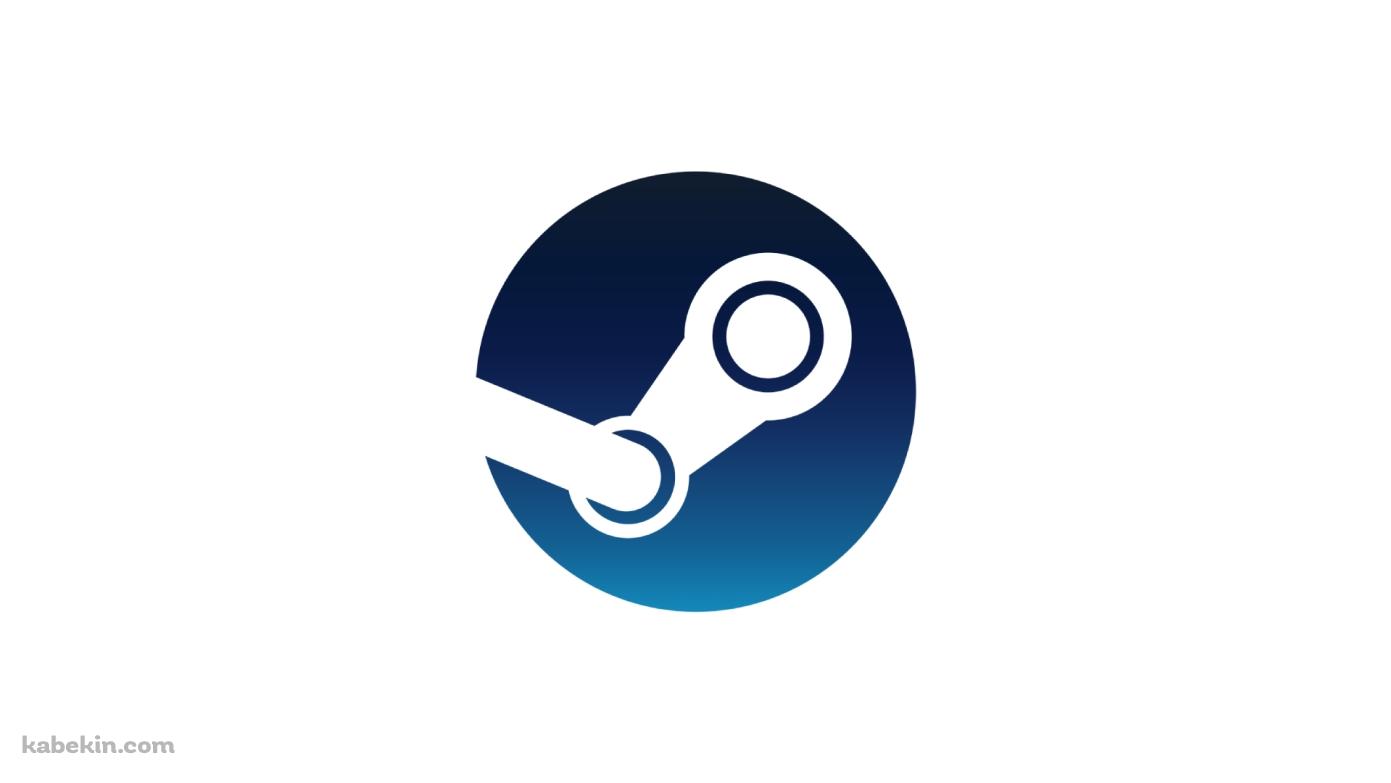 Steam ロゴの壁紙(1391px x 783px) 高画質 PC・デスクトップ用