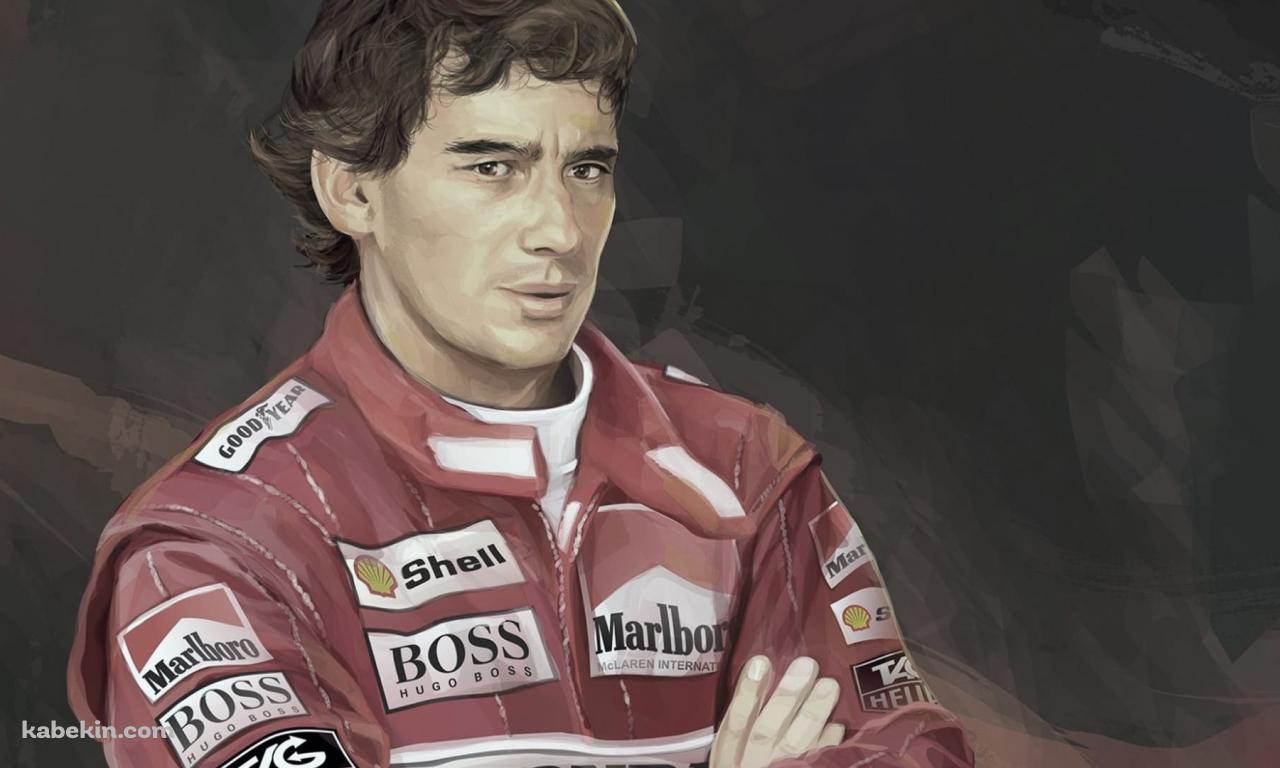 アイルトン・セナ / F1 / レーシングドライバーの壁紙(1280px x 768px) 高画質 PC・デスクトップ用