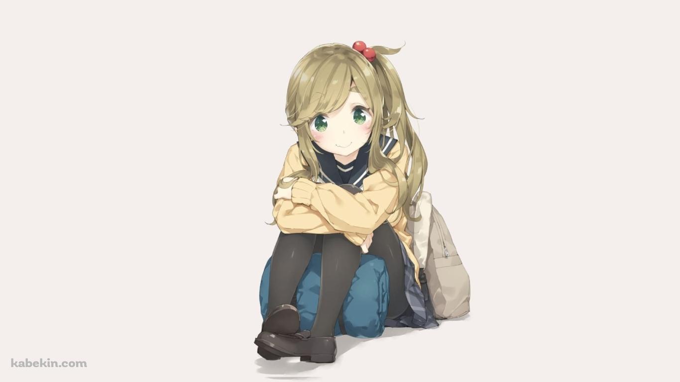 犬山あおい / ゆるキャン / ファンアートの壁紙(1366px x 768px) 高画質 PC・デスクトップ用