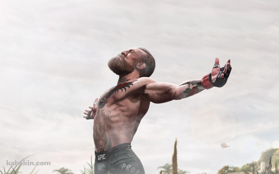 両手を広げるコナー・マクレガー / UFC世界王者 / アイルランド人 / ザ・ノトーリアスの壁紙(960px x 600px) 高画質 PC・デスクトップ用