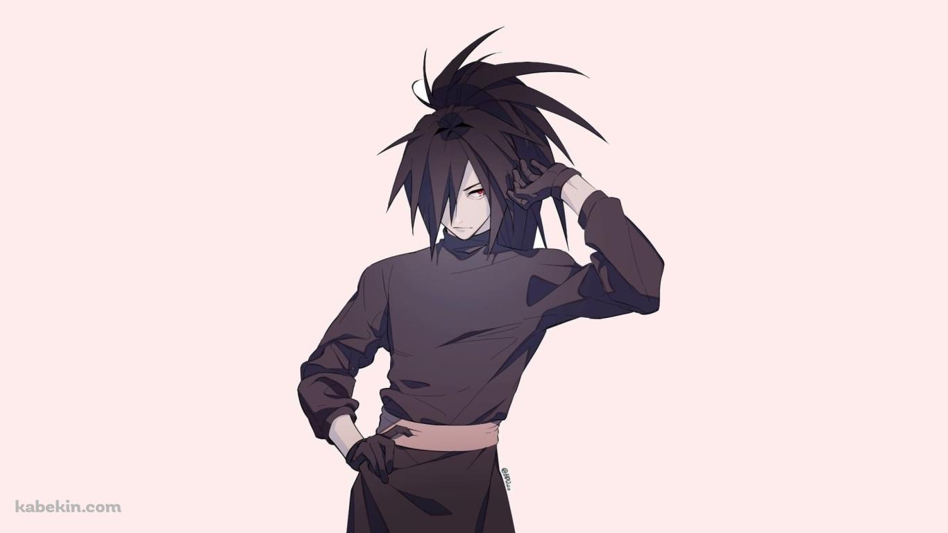 うちはマダラ / NARUTO / ファンアート / イラストの壁紙(1366px x 768px) 高画質 PC・デスクトップ用